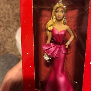 New Barbie look pink red carpet Christmas 🎄 ornament